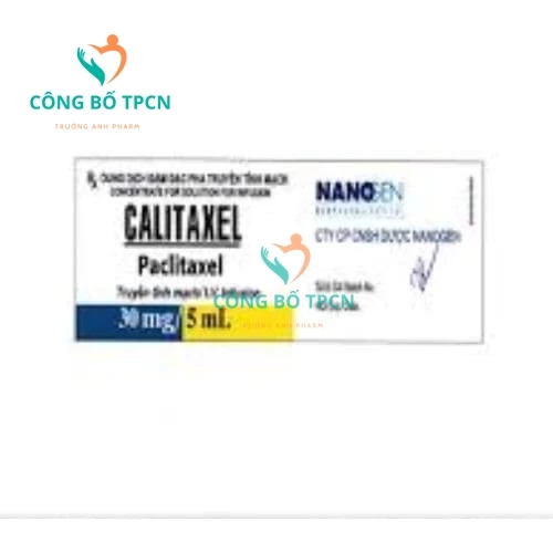 Calitaxel 30mg/5ml Nanogen - Thuốc điều trị ung thư biểu mô vú